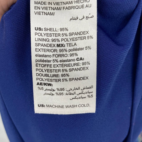 Chico's Medallion-Print Tie Sleeve Shift Midi Dress - M/8 (Chico's Size 1) - Picture 7 of 9